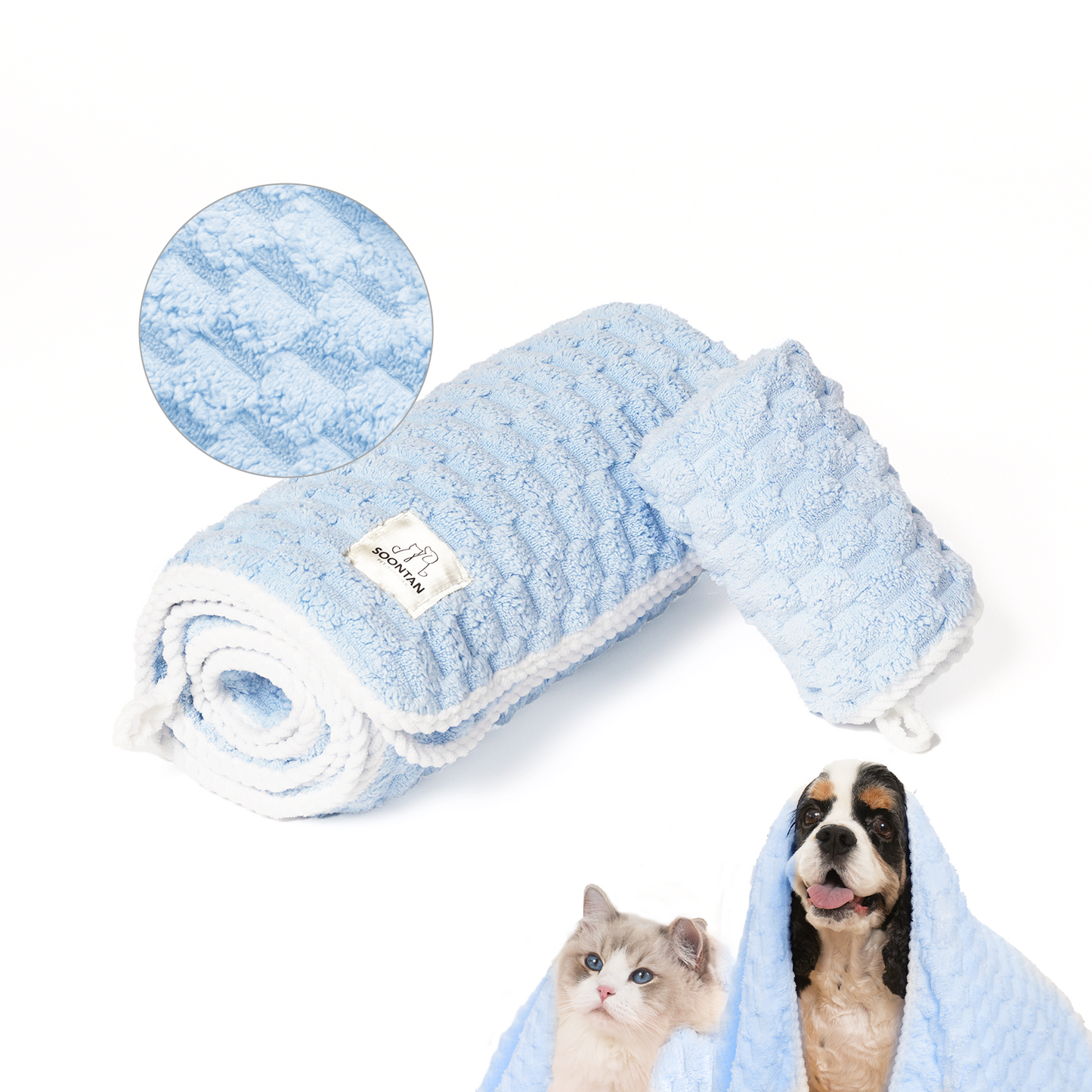 Cloud pet towel